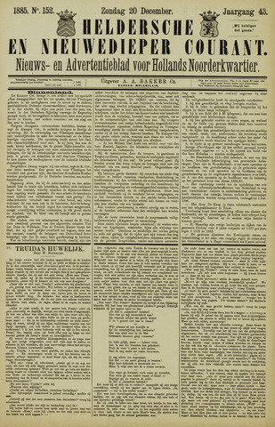 Heldersche en Nieuwedieper Courant 1885-12-20