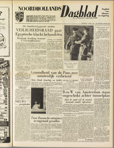 Noordhollands Dagblad : dagblad voor Alkmaar en omgeving 1955-03-03