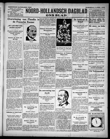 Noord-Hollandsch Dagblad : ons blad 1935-04-03