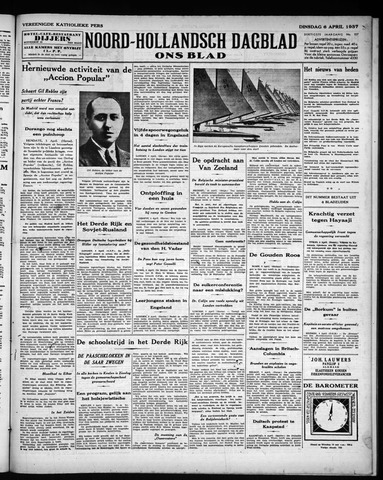 Noord-Hollandsch Dagblad : ons blad 1937-04-06