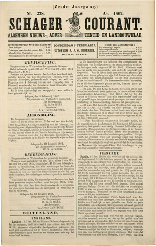Schager Courant 1862-02-06