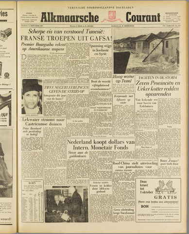 Alkmaarsche Courant 1957-09-13