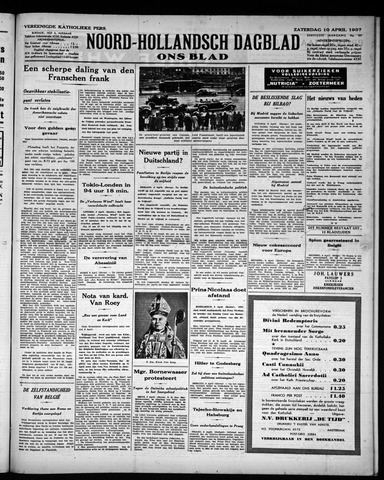 Noord-Hollandsch Dagblad : ons blad 1937-04-10