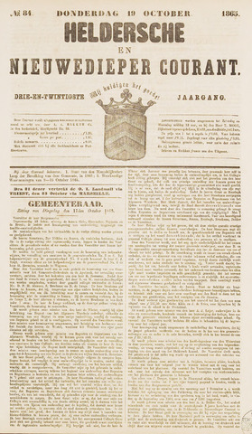 Heldersche en Nieuwedieper Courant 1865-10-19