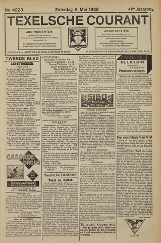 Texelsche Courant 1928-05-05