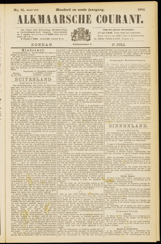 Alkmaarsche Courant 1904-07-17