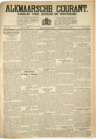 Alkmaarsche Courant 1932-06-28