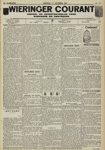 Wieringer courant 1934-10-19