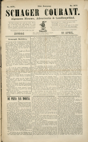 Schager Courant 1878-04-21