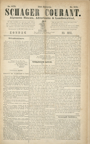Schager Courant 1879-05-25