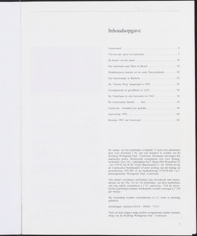 Jaarboek Oud Castricum 1993-11-01