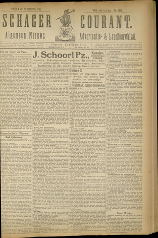 Schager Courant 1916-08-22