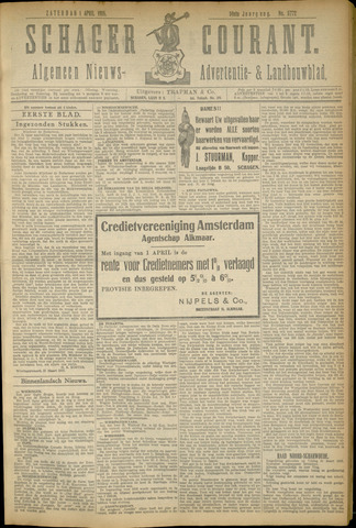 Schager Courant 1916-04-01