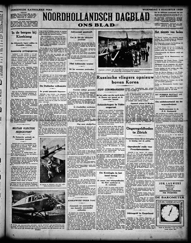 Noord-Hollandsch Dagblad : ons blad 1938-08-03