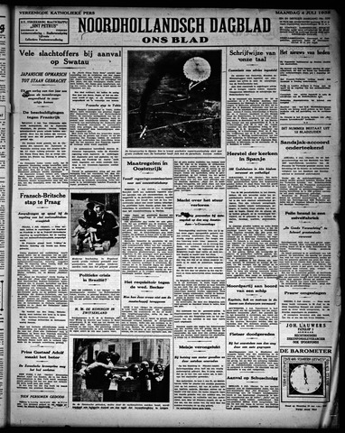 Noord-Hollandsch Dagblad : ons blad 1938-07-04