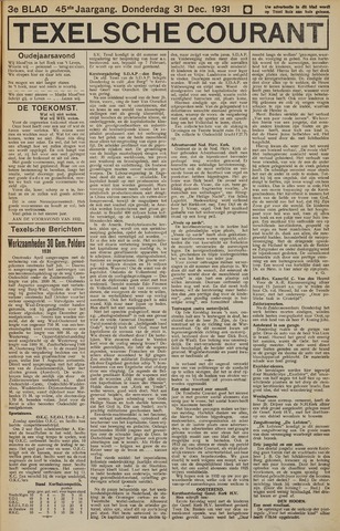 Texelsche Courant 1931-12-31