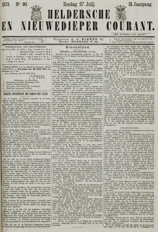 Heldersche en Nieuwedieper Courant 1873-07-27