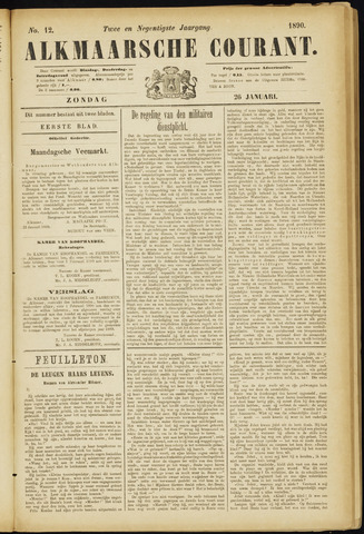 Alkmaarsche Courant 1890-01-26