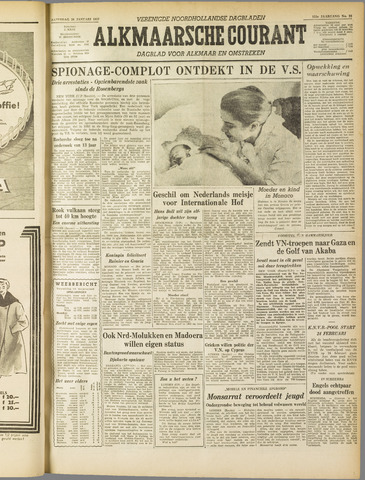 Alkmaarsche Courant 1957-01-26