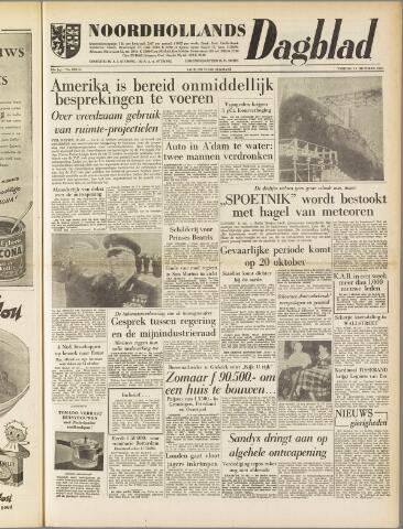 Noordhollands Dagblad : dagblad voor Alkmaar en omgeving 1957-10-11