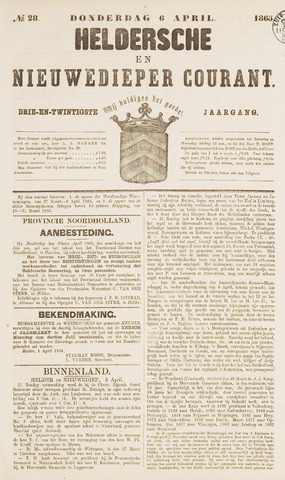 Heldersche en Nieuwedieper Courant 1865-04-06