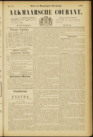 Alkmaarsche Courant 1890-06-25