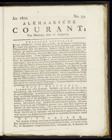 Alkmaarsche Courant 1802-08-16