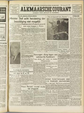 Alkmaarsche Courant 1952-11-14