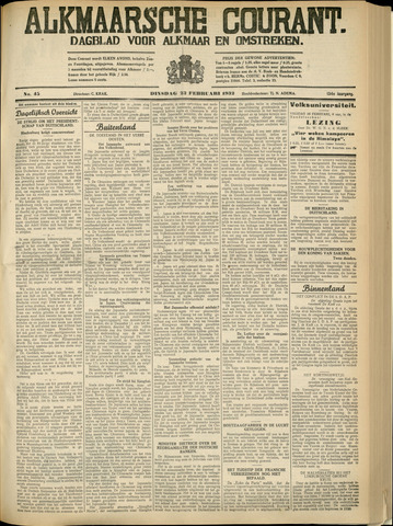 Alkmaarsche Courant 1932-02-23