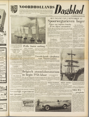 Noordhollands Dagblad : dagblad voor Alkmaar en omgeving 1955-08-06