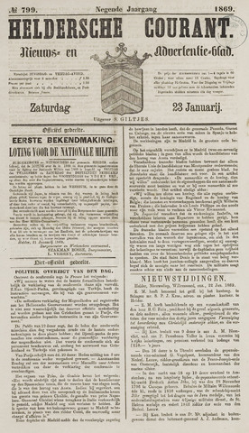 Heldersche Courant 1869-01-23
