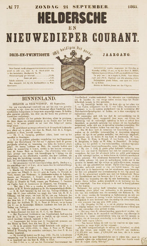 Heldersche en Nieuwedieper Courant 1865-09-24