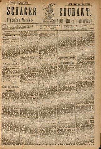Schager Courant 1898-07-31