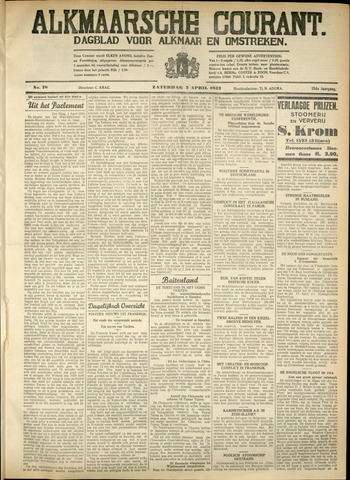 Alkmaarsche Courant 1932-04-02