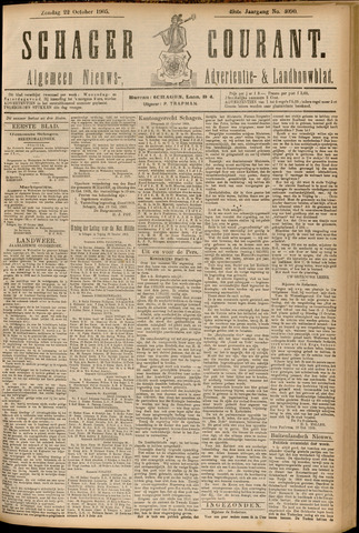 Schager Courant 1905-10-22