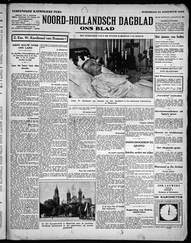 Noord-Hollandsch Dagblad : ons blad 1932-08-31