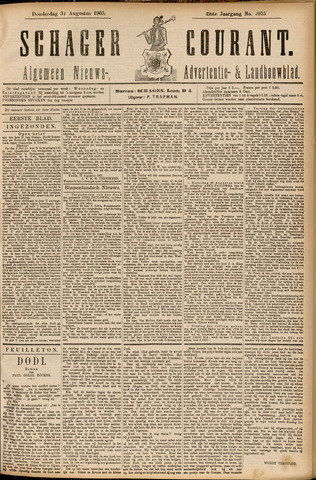 Schager Courant 1905-08-31