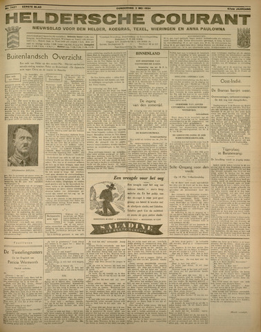 Heldersche Courant 1934-05-03