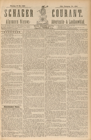 Schager Courant 1909-05-18