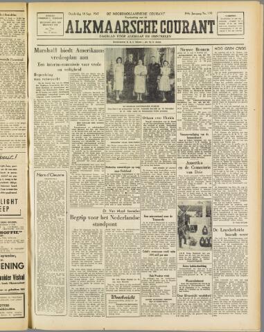 Alkmaarsche Courant 1947-09-18