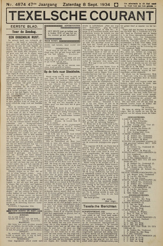 Texelsche Courant 1934-09-08