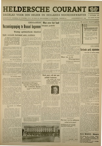 Heldersche Courant 1937-11-04