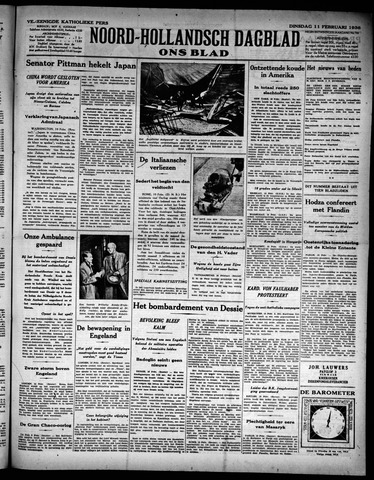 Noord-Hollandsch Dagblad : ons blad 1936-02-11