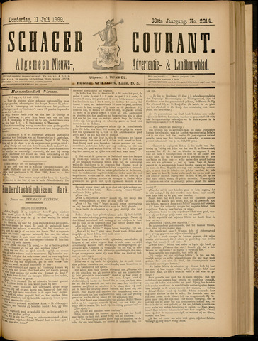Schager Courant 1889-07-11