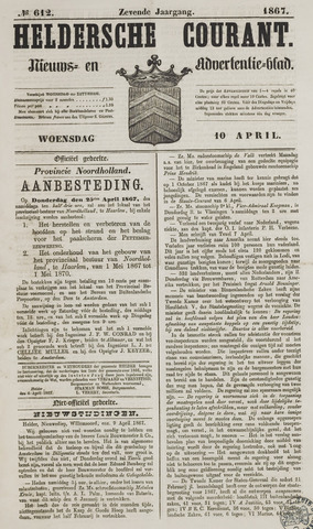 Heldersche Courant 1867-04-10