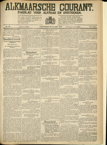 Alkmaarsche Courant 1932-03-23