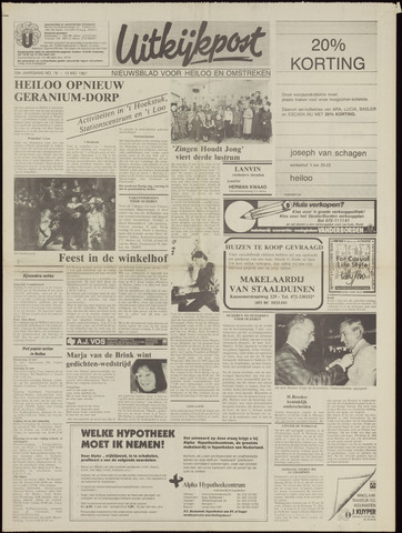 Uitkijkpost : nieuwsblad voor Heiloo e.o. 1987-05-13