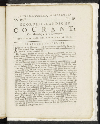 Noordhollandsche Courant 1798-12-03
