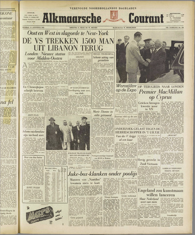 Alkmaarsche Courant 1958-08-12