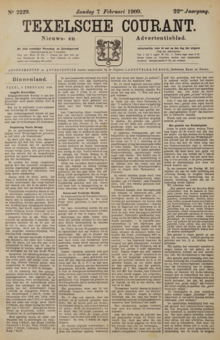 Texelsche Courant 1909-02-07